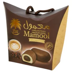 معمول مغطى بالشوكولاتة كابتشينو