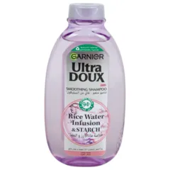 Garnier Ultra Doux Smoothing Shampoo With Rice Water Infusion And Starch 400 Ml