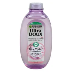 Garnier Ultra Doux Smoothing Shampoo With Rice Water Infusion And Starch 600 Ml