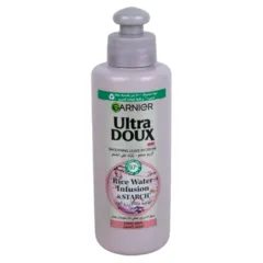 Garnier Ultra Doux Smoothing Leave In Cream With Rice Water Infusion And Starch 200 Ml