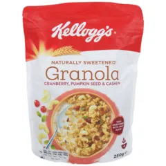 Kelloggs Granola With Cranberry Pumpkin Seeds And Cashew 250 G