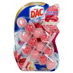 Dac Toilet Rim Block Deluxe Delicate Magnolia Value Pack 3 × 50 G