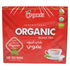 Organti Organic Black Tea 100 Tea Bags