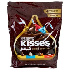 Hersheys Kisses Classic Selection 4 Assorted Flavors 325g