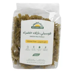 Natureland Organic Green Pea Fusilli Pasta Gluten Free 250g