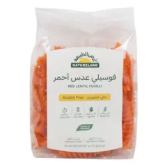 Natureland Organic Red Lentil Fusilli Pasta Gluten Free 250g