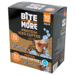 Bite And More Protein Iced Coffee Mocha 10 × 33g