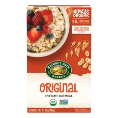 Natures Path Organic Instant Oatmeal Original 14oz