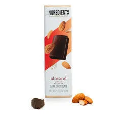 Ingredients Belgian Dark Chocolate With Almond Pieces 1 Dot 75oz