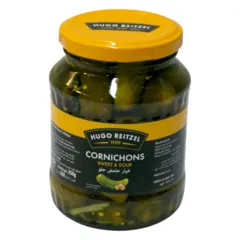 Hugo Reitzel Cornichons Sweet And Sour 350g