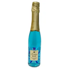 Non-Alcoholic Sparkling Drink Blue Cocktail