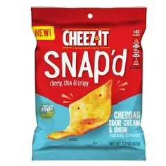 Cheez It Snapd Cheddar Sour Cream And Onion 2 Dot 2 Oz