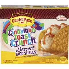 Old El Paso Cinnamon Toast Crunch Dessert Taci Shells 5 Dot 4 Oz