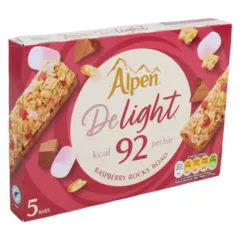 Alpen Delight Raspberry Rocky Road Cereal Bars 120g