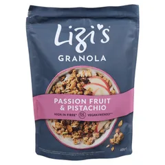 Lizis Passion Fruit And Pistachio Granola 400g