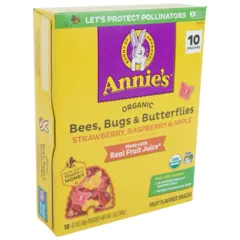 Annies Organic Bees Bugs And Butterflies Fruit Snack 7oz
