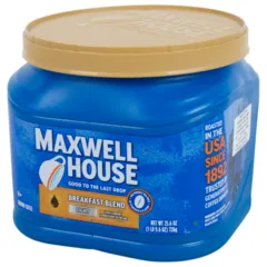 Maxwell House Breakfast Blend Ground Coffee Light Roast 25 Dot 6oz