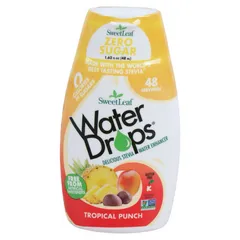 Sweet Leaf Tropical Peach Water Drops 48ml