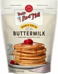 Bobs Red Mill Organic Flour Buttermilk Pancake And Waffle Mix 680 G