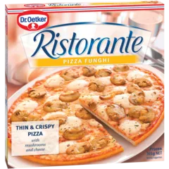 Ristorante Thin Crispy Pizza With Mushroom Cheese 365g