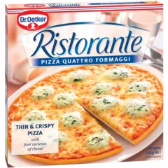 Ristorante Thin Crispy Pizza With 4 Cheese 340 G