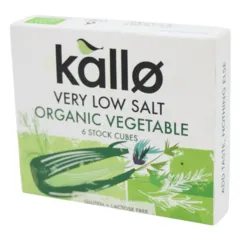 Very Low Salt Organic Vegetable Stock Cubes