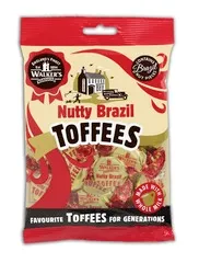 Walkers Nutty Brazil Toffees 142 G