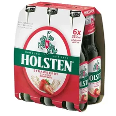 Strawberry Flavored Non-Alcoholic Malt Baverage