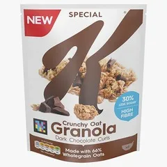 Kelloggs Special K Crunchy Oat Granola Dark Chocolate Curls 350g