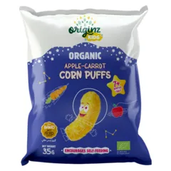 Originz Organic Apple And Carrot Corn Puffs 35 G