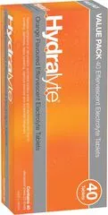 Hydralyte Effervescent Electrolyte Tablet Orange 40 Tablets