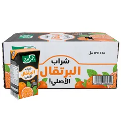 Al Rabie Original Orange Drink 18 × 125 Ml