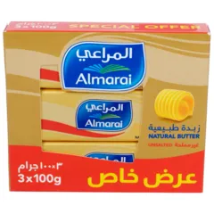Almarai Unsalted Natural Butter 3 100g