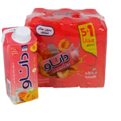 عصير بالحليب بنكهة الخوخ والمشمش