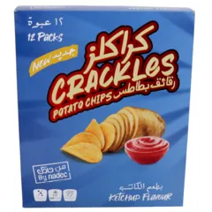 كراكلز رقائق بطاطس بطعم الكاتشب