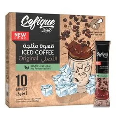 Cofique Instant Iced Coffee Powder 10 24 G
