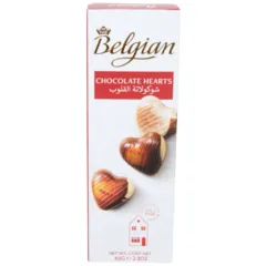 Belgian Hearts Chocolate 65gm