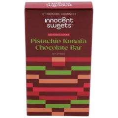 Innocent Sweets Pistachio Kunafa Chocolate Bar 100g