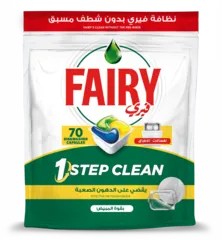 Fairy Dishwasher Capsules Lemon Scent 70 Capsules