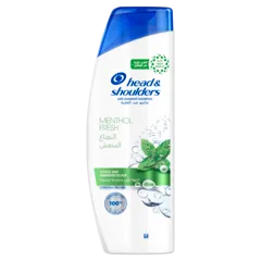 Head And Shoulders Menthol Fresh Anti Dandruff Shampoo Cools And Energizes Scalp 350 Ml