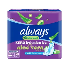 Aloe Cool Maxi Thick Large sanitary pads with Aloe Vera Extract
