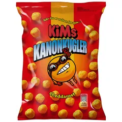 Kims Cannonballs Cheddaros Puffs 135 G