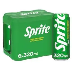 Sprite Soft Drink No Caffeine 6 × 320 Ml