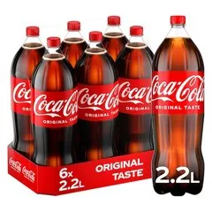 Coca Cola Original Soft Drink 6 × 2 Dot 2 L
