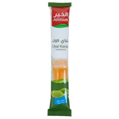 شاي كرك بالهيل بدون سكر مضاف