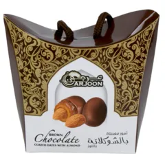 Arjoon Brown Chocolate Coated Dates With Almond 125 G