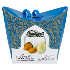 Arjoon White Chocolate Coated Dates With Almond 125 G