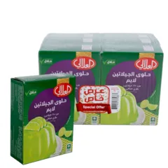 حلوى الجيلاتين باللايم