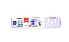 زبادي يوناني بالتوت الأزرق قليل الدسم