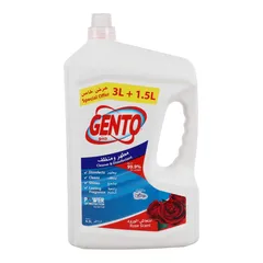 Gento Cleaner And Disinfectant Rose Scent 3 Plus 1 Dot 5l
